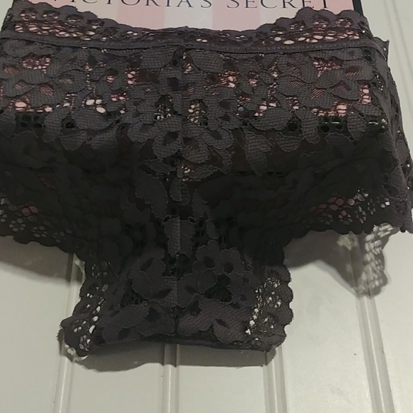3/$25- VS Sparkly Silver Hipster Panty - Picture 9 of 10
